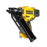 DeWALT DCN930N-XJ - Chiodatrice per chiodi con testa a D, 18V. Motore BRUSHLESS 2 velocità. Caricatore in linea con angolo 30-34° - solo corpo macchina DeWALT