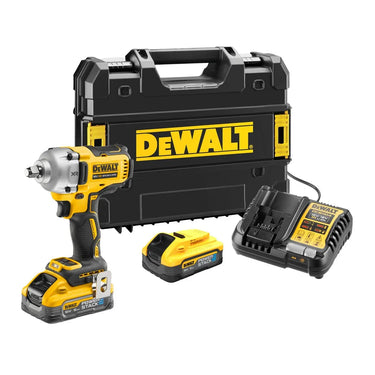 DeWALT DCF891H2T-QW - Avvitatore ad impulsi alta potenza attacco 1/2” HOG RING 18V XR BRUSHLESS - 2 x Powerstack 5Ah DeWALT
