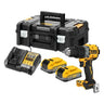 DeWALT DCD805S2T-QW - Trapano avvitatore con percussione compatto 2 Velocità XR 18V BRUSHLESS - 2 x Powerstack 3.5Ah DeWALT