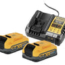 DeWALT DCKB1104S2-IT - Starterkit 2 x XR 18V Powerstack 3,5Ah e caricabatteria 4A DeWALT
