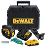 DeWALT DCLE34021D1-QW - Tracciatori laser con raggio verde XR 18V - 2 raggi a croce 90° DeWALT