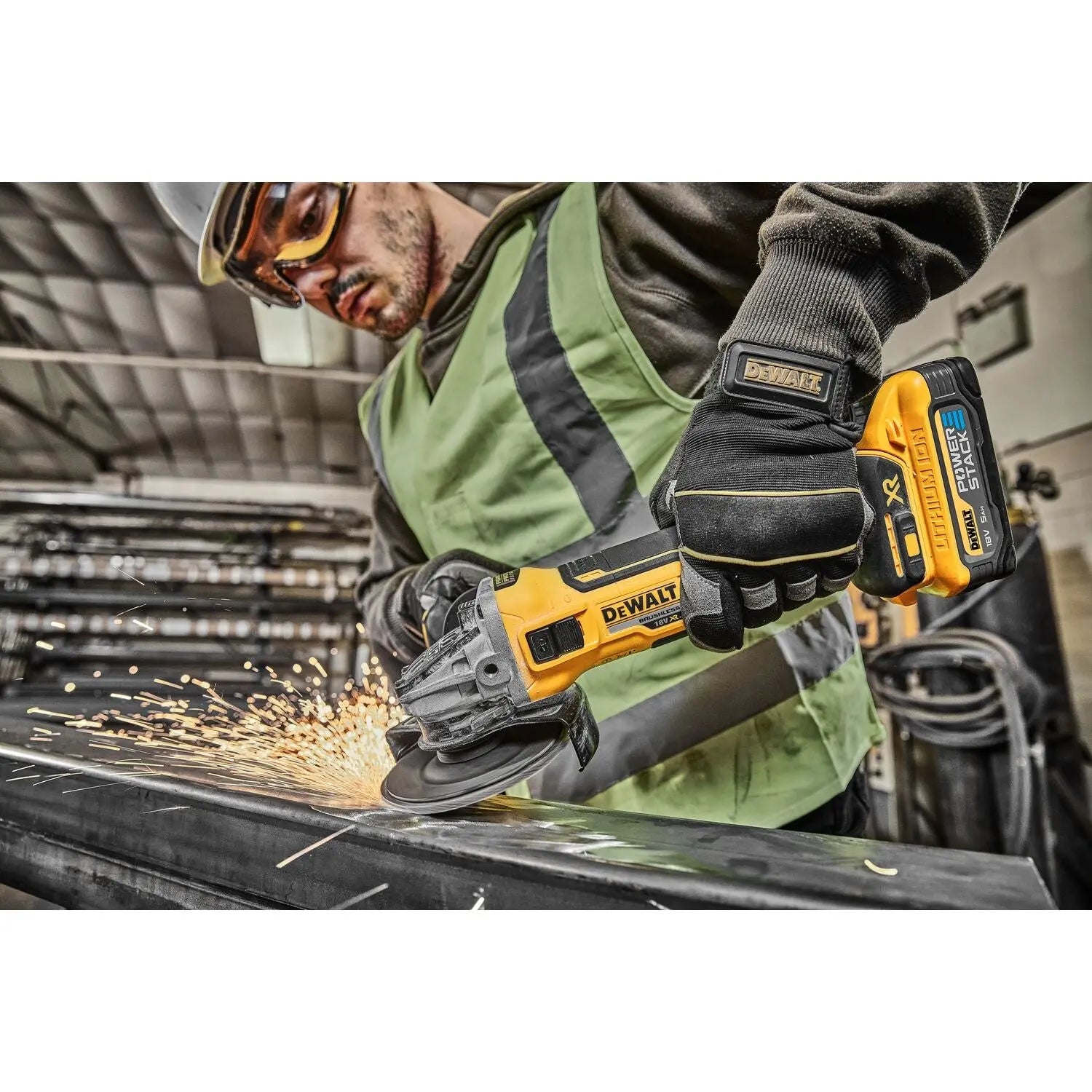 Smerigliatrice Angolare Dewalt 125mm - Motore Brushless, Batteria Ad Alta Capacità, Modello DCG405P2-QW - Foto 14