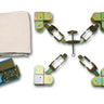 MINUTEX 906 - KIT PRONTO GAZEBO QUADRATO ACCIAIO ZINCO+ A.R.C. MINUTEX