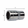 USAG U02350009 - 235 3/8_14  CHIAVE A BUSSOLA         (E) USAG