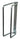 MINUTEX 3162 - PORTABICICLETTE A PARETE PIEGHEVOLE ACCIAIO ZINCATO MINUTEX