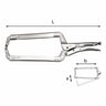 USAG U01390003 - 139 LN_450  PINZA AUTOBLOCCANTE USAG