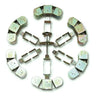 MINUTEX 904 - KIT FERRAMENTA GAZEBO ESAGONALE ACCIAIO ZINCO+ A.R.C. MINUTEX
