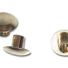 MINUTEX 829 - BORCHIA FILETTATA M4 OTTONE NICHELATO MINUTEX