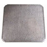 MINUTEX 107 - PIASTRA DRITTA SENZA FORI mm 150x150x4 ACCIAIO ZINCATO MINUTEX