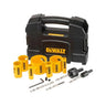 DeWALT DT90352-QZ - Kit Elettricista - Kit 11 pezzi - 20 / 25 / 32 / 35 /44 / 51 / 64mm + 2 mandrini + 2 punte DeWALT