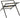 DeWALT DWE74912-XJ - Gambe di supporto per Sega a banco DWE7491-QS DeWALT