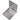 MINUTEX 103 - PIASTRA PIEGATA SENZA FORI mm 100x100x90x3 ACCIAIO ZINCATO MINUTEX