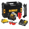 DeWALT DCE089D1R-QW - Livella Laser AUTOLIVELLANTE  3LINEE 360° BATTERIA 12V - RAGGIO ROSSO DeWALT