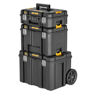 DeWALT DWST83517-1 - TSTAK TOWER - Combinazione di TSTAK Vasca con ruote + TSTAK IV + TSTAK II